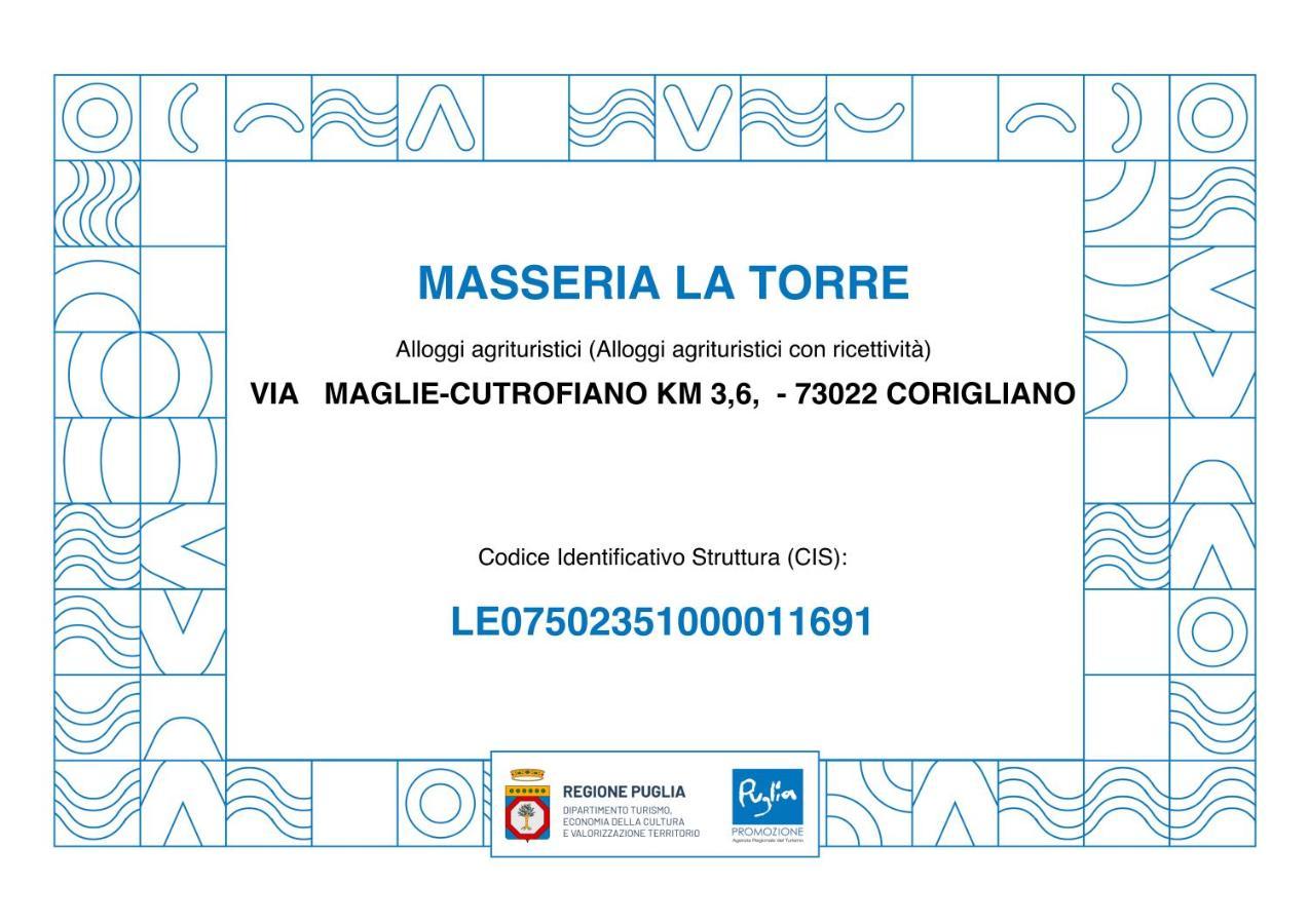 Masseria La Torre Maglie Bagian luar foto